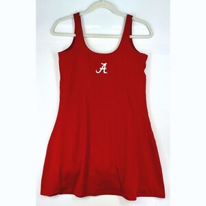 Women's Red Alabama Crimson Tide Logo Scoop Neck Skort Tennis Dress
